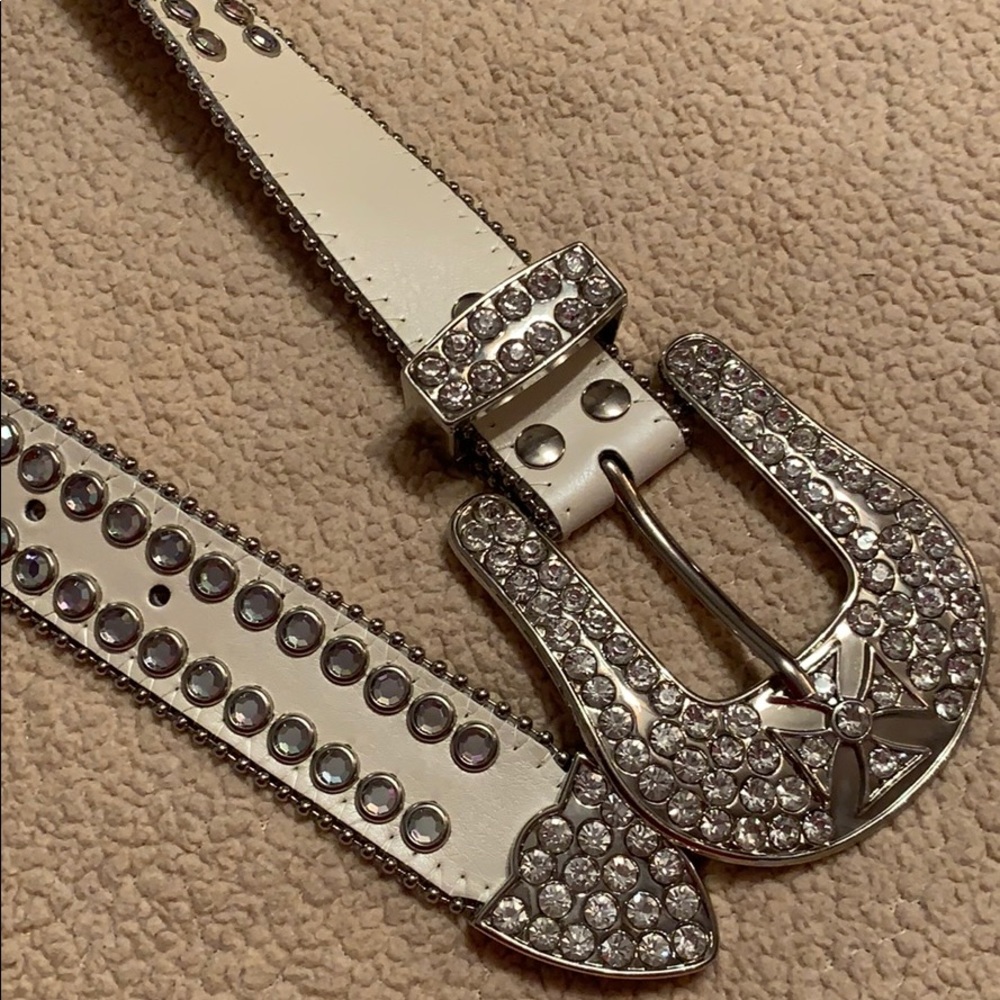 Leather Western style belt